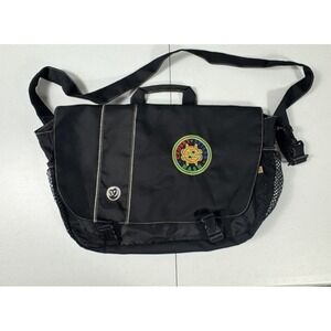 Owl Deluxe Messenger Bag Black Shoulder Strap Crosby Stills & Nash